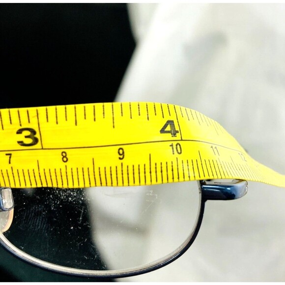 Brooks Brothers Frames Eyeglasses Oval Metal Black 3003 Hippie Y2K 43-18-130 - Picture 12 of 15